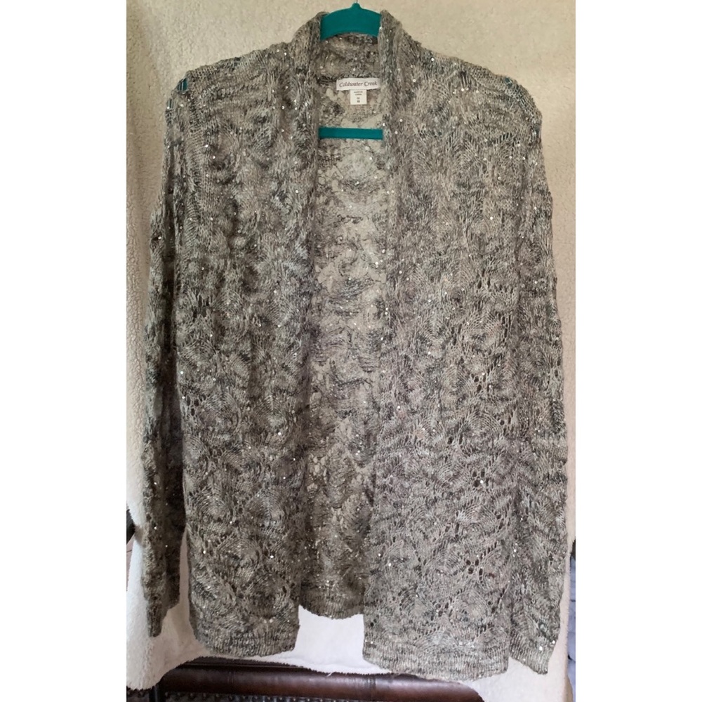 Coldwater Creek Sequined Cardigan